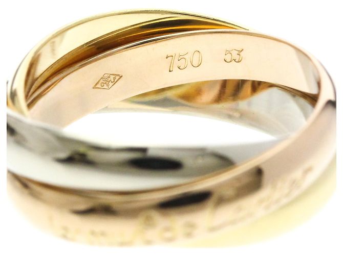 Anillo Trinity de Cartier en Oro de 18K Dorado - vista 7