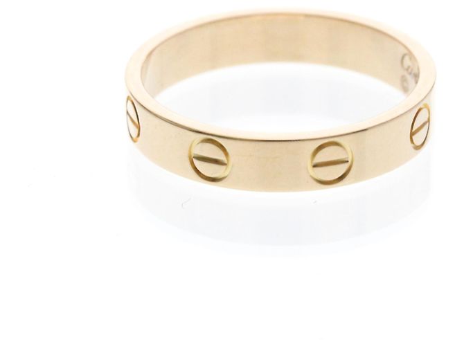 Anello Mini Love di Cartier in oro rosa D'oro - vista 2