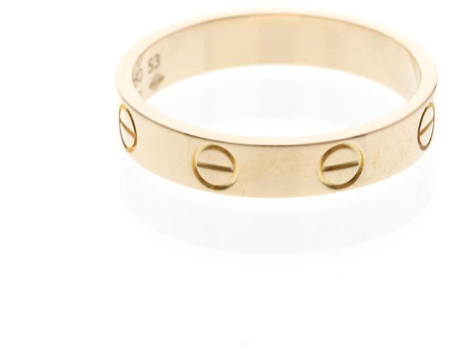 Anello Mini Love di Cartier in oro rosa D'oro - vista 4