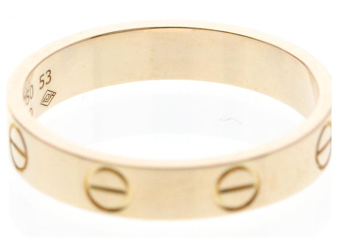 Anello Mini Love di Cartier in oro rosa D'oro - vista 8