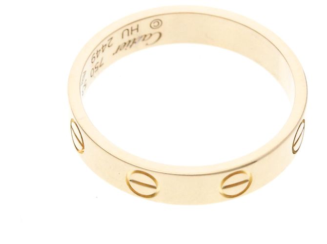 Anello Mini Love di Cartier in oro rosa D'oro - vista 9