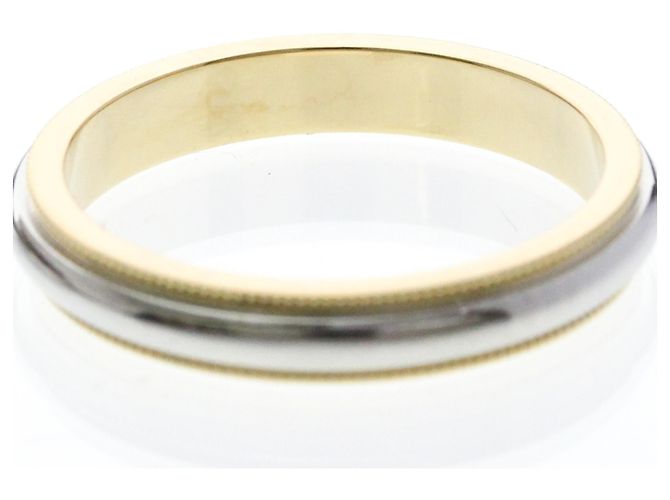 Tiffany & Co Tiffany Milgrain Band Ring Silber Golden - Ansicht 7