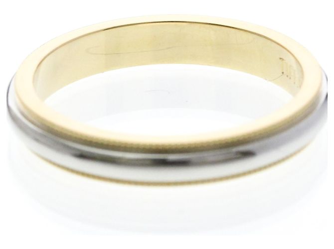 Tiffany & Co Tiffany Milgrain Band Ring Silber Golden - Ansicht 8