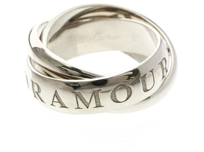 Cartier Trinity Ring Weihnachts-Limited Edition Silber - Ansicht 4
