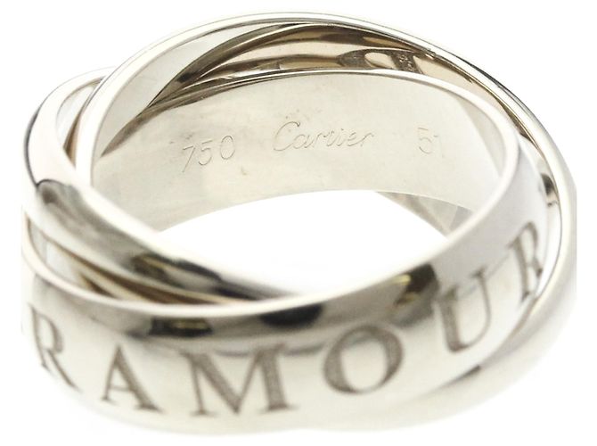 Cartier Trinity Ring Weihnachts-Limited Edition Silber - Ansicht 5