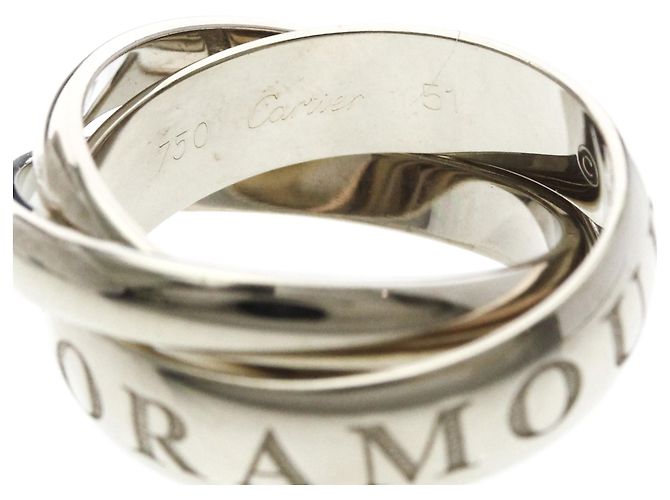 Cartier Trinity Ring Weihnachts-Limited Edition Silber - Ansicht 8