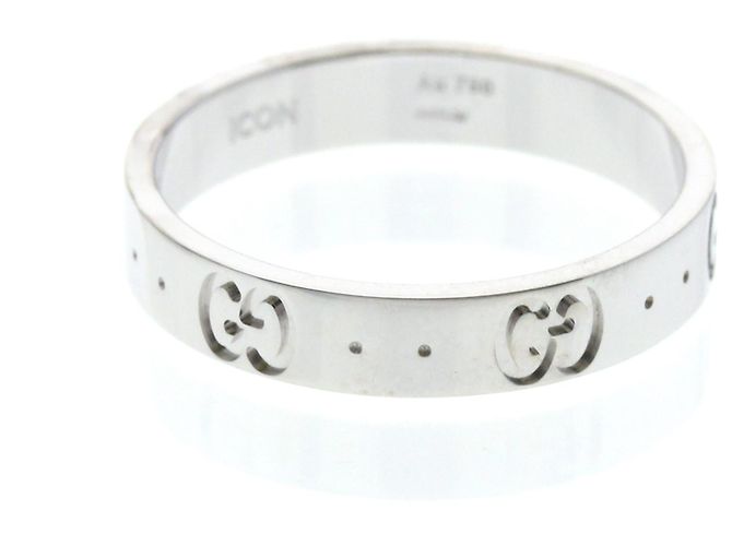 Gucci Icon Ring aus Weißgold (18K) Silber - Ansicht 2