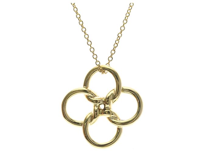 Tiffany & Co Collana Tiffany Quadrofolio in oro giallo (18K) D'oro - vista 2