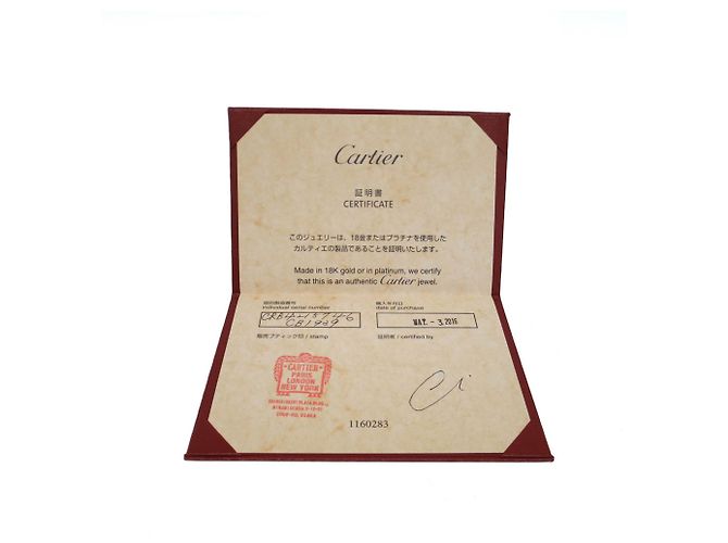 Cartier Be Love Ring aus 18K Weißgold Silber - Ansicht 10