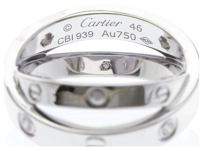 Cartier Be Love Ring aus 18K Weißgold Silber - Ansicht 5