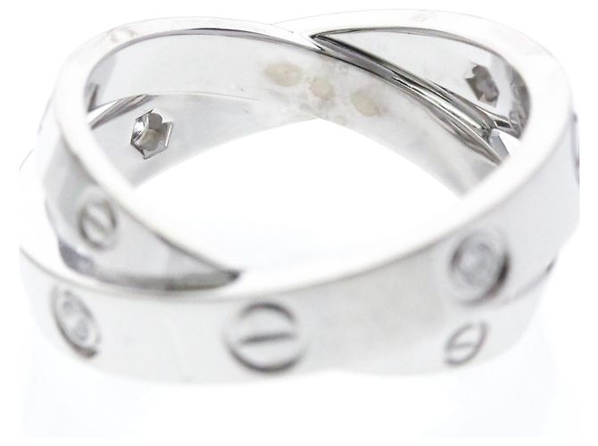 Cartier Be Love Ring aus 18K Weißgold Silber - Ansicht 6