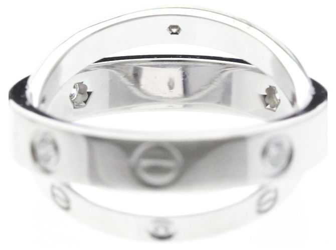 Cartier Be Love Ring aus 18K Weißgold Silber - Ansicht 7