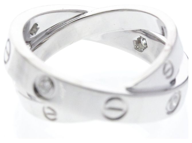 Cartier Be Love Ring aus 18K Weißgold Silber - Ansicht 8