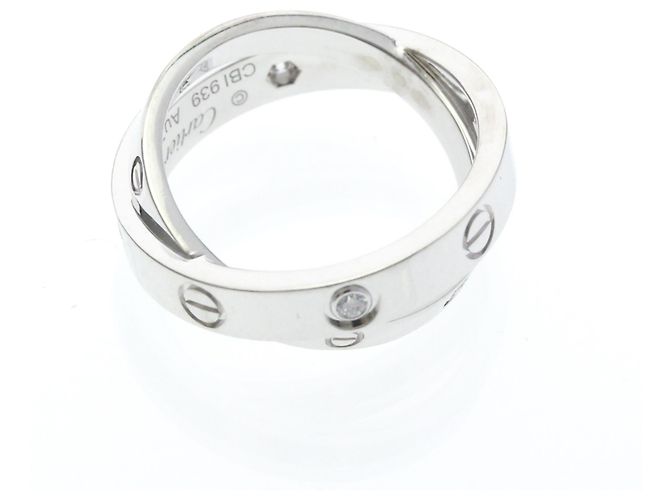 Cartier Be Love Ring aus 18K Weißgold Silber - Ansicht 9