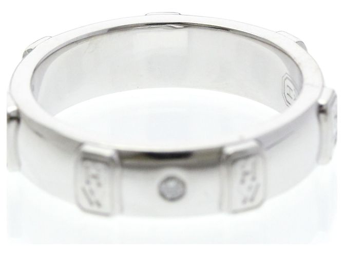 Harry Winston HW Logo Ring Silber - Ansicht 5