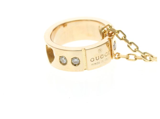 Collana Gucci Icon Amor in oro rosa D'oro - vista 2