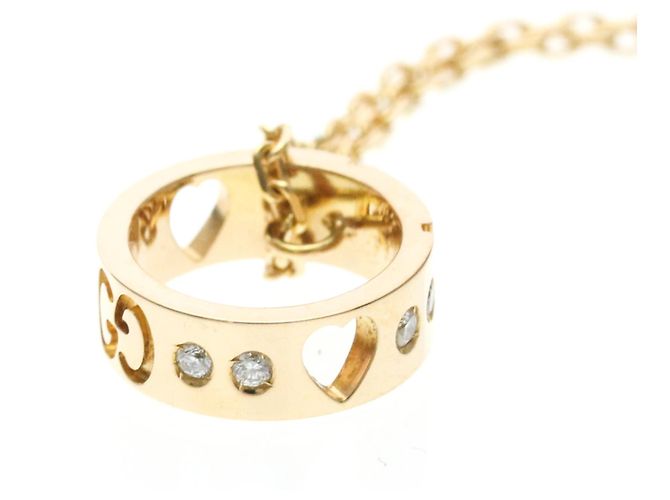 Collana Gucci Icon Amor in oro rosa D'oro - vista 3