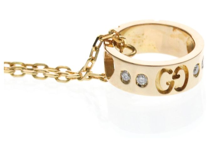 Collana Gucci Icon Amor in oro rosa D'oro - vista 4