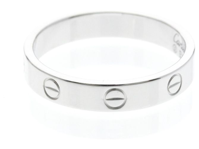 Cartier Mini Love Ring aus Weißgold (18K) Silber - Ansicht 2