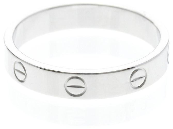 Cartier Mini Love Ring aus Weißgold (18K) Silber - Ansicht 3