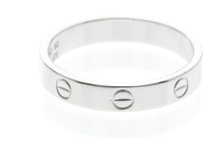 Cartier Mini Love Ring aus Weißgold (18K) Silber - Ansicht 4
