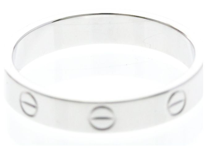 Cartier Mini Love Ring aus Weißgold (18K) Silber - Ansicht 7