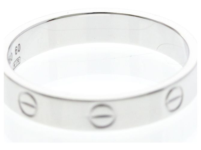 Cartier Mini Love Ring aus Weißgold (18K) Silber - Ansicht 8
