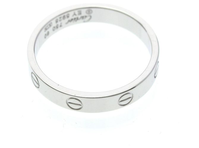 Cartier Mini Love Ring aus Weißgold (18K) Silber - Ansicht 9