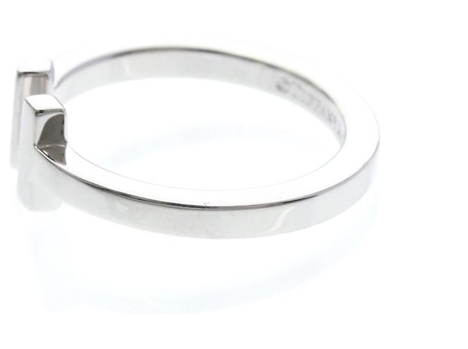 Tiffany & Co Tiffany T Square Ring in Weißgold Silber - Ansicht 2