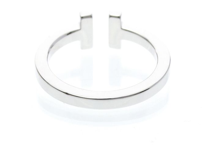 Tiffany & Co Tiffany T Square Ring in Weißgold Silber - Ansicht 3