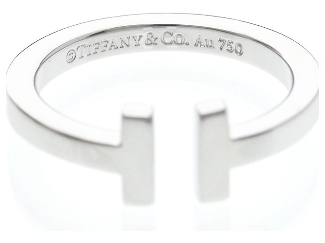 Tiffany & Co Tiffany T Square Ring in Weißgold Silber - Ansicht 5