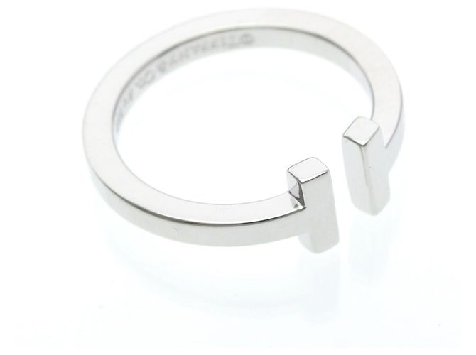 Tiffany & Co Tiffany T Square Ring in Weißgold Silber - Ansicht 9