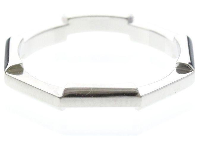 Gucci Octagon Ring aus Platin Silber - Ansicht 4