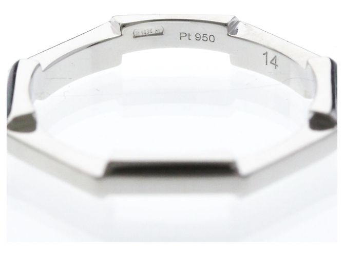 Gucci Octagon Ring aus Platin Silber - Ansicht 6