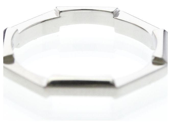 Gucci Octagon Ring aus Platin Silber - Ansicht 8