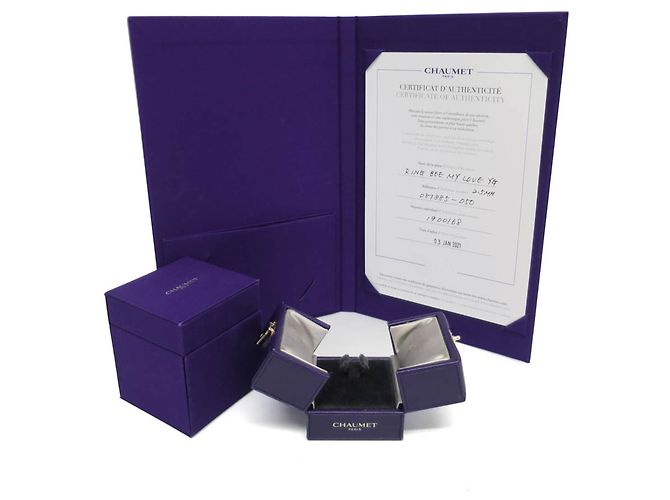 Anello Be My Love Chaumet D'oro - vista 10