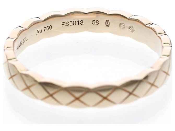 Anillo Chanel Coco Crush Mini Model Dorado - vista 6