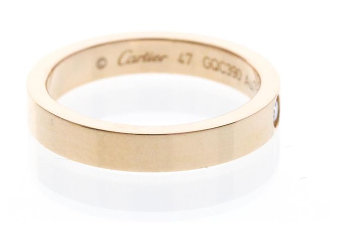 C de Cartier Diamant-Ehering in Roségold Golden - Ansicht 4