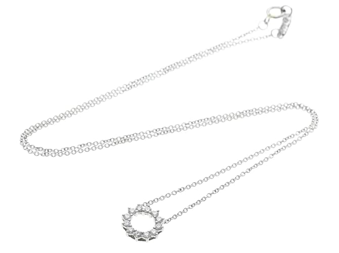 Tiffany & Co Collana mini Open Circle Tiffany Argento - vista 13