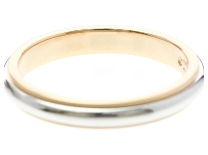 Tiffany & Co Tiffany Milgrain Band Ring Silber Golden - Ansicht 8