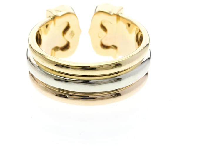 Anello Trinity 2C Cartier Argento D'oro - vista 3