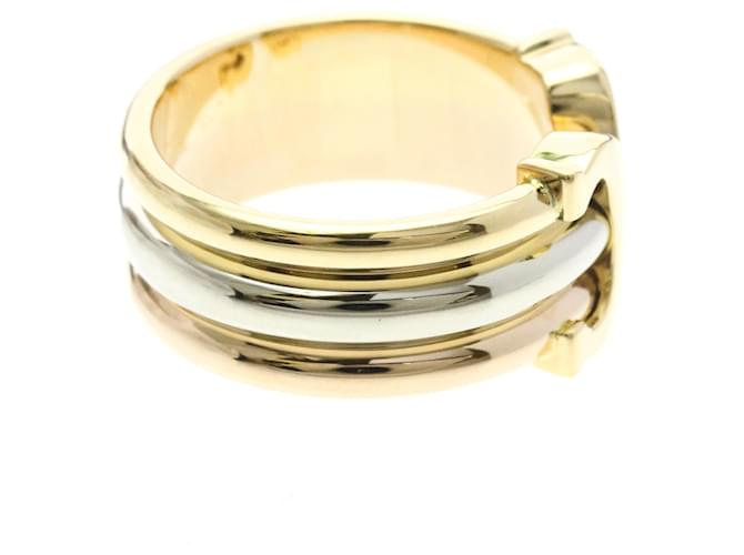 Anello Trinity 2C Cartier Argento D'oro - vista 4