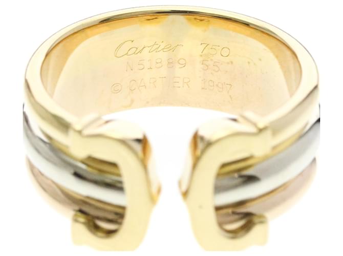 Anello Trinity 2C Cartier Argento D'oro - vista 5
