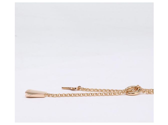 Hermès Clochette Kelly PM Hermes in Oro Rosa D'oro - vista 2