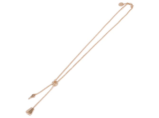 Hermès Clochette Kelly PM Hermes in Oro Rosa D'oro - vista 8