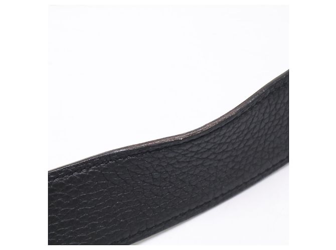 Hermès Cintura Hermes Constance in nero e argento - vista 9