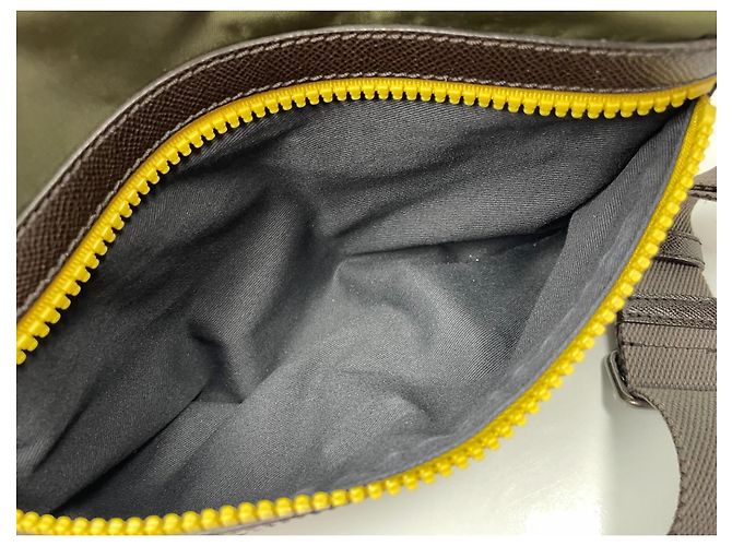 Dolce & Gabbana Borsa a Tracolla in Tela Marrone Verde Giallo - vista 12