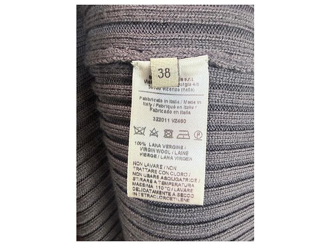 Bottega Veneta Abito in maglia a coste Marrone - vista 3