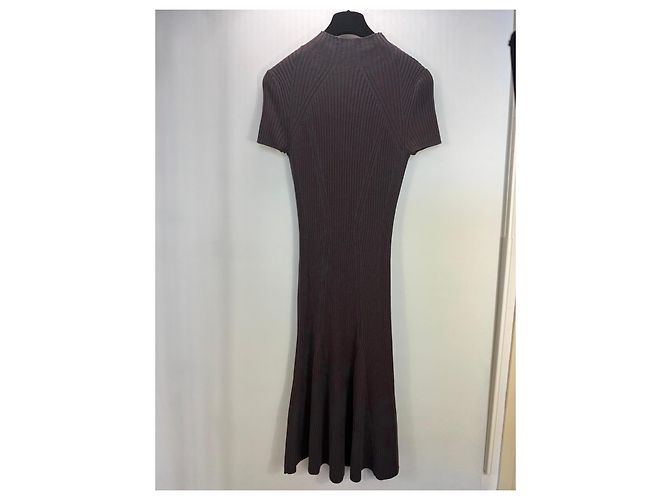 Bottega Veneta Abito in maglia a coste Marrone - vista 4