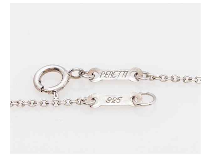 Collana Elsa Peretti in argento sterling con pendente a goccia aperta di Tiffany & Co. Metallico - vista 4